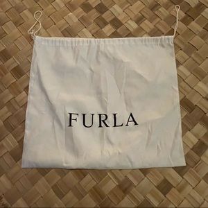 FURLA 14”x 12.5” WHITE DUST BAG